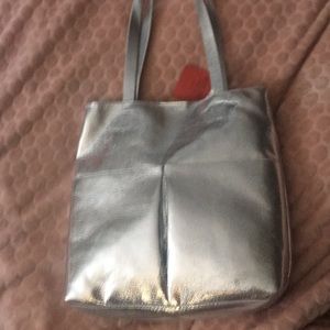 Silver hand bag from Mossimo